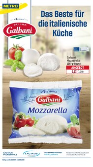 Mozzarella im aktuellen METRO Prospekt (Duisburg) Mozzarella im METRO Prospekt "Monatsmix August" mit 44 Seiten (Duisburg)
