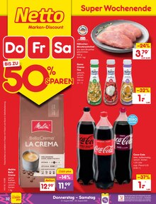 Coca Cola Zero im Netto Marken-Discount Prospekt "Aktuelle Angebote" mit 68 Seiten (Erfurt)