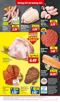 Fleisch im Lidl Prospekt "LIDL LOHNT SICH" mit 58 Seiten (Trier)