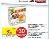 Mini Gratins Surgelés de Pommes de Terre - Saint Eloi en promo chez Intermarché Malakoff à 2,16 €