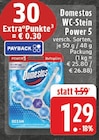 WC-Stein Power 5 im Angebot bei E center in Meerbusch WC-Stein Power 5 Angebote von Domestos bei E center Meerbusch für 1,29 €