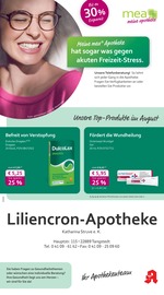 Aktueller mea - meine apotheke Apotheken Prospekt in Bargteheide und Umgebung, "Unsere August-Angebote" mit 4 Seiten, 01.08.2025 - 31.08.2025