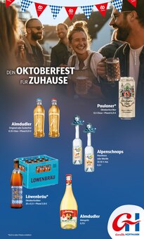 Bier im aktuellen Getränke Hoffmann Prospekt (Bergisch Gladbach) Bier im Getränke Hoffmann Prospekt "DEIN OKTOBERFEST FÜR ZUHAUSE" mit 1 Seiten (Bergisch Gladbach)