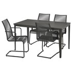 Tisch+4 Armlehnstühle/außen dunkelgrau/schwarz/schwarz von TEGELÖN / VÄSMAN im aktuellen IKEA Prospekt für 538,96 €