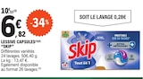 Lessive capsules - SKIP dans le catalogue E.Leclerc