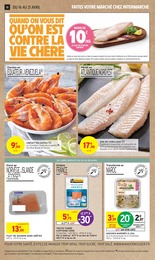 Offre Crevettes cuites dans le catalogue Intermarché du moment à la page 10