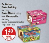 Paula Pudding, Paula Minis oder Marmorette von Dr. Oetker im aktuellen V-Markt Prospekt für 1,49 €