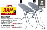 Bügeltisch bei toom Baumarkt im Falkensee Prospekt für 39,99 €
