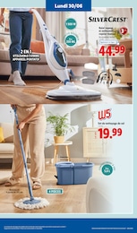 Prix et réduction Balai Vapeur dans le prospectus Lidl en cours Offre Balai Vapeur dans le catalogue Lidl du moment à la page 77