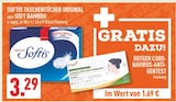 Marktkauf Voerde - SOFTIS TASCHENTÜCHER ORIGINAL oder SOFT BAMBOO Angebot im Prospekt SOFTIS TASCHENTÜCHER ORIGINAL oder SOFT BAMBOO bei Marktkauf im Voerde Prospekt für 3,29 €