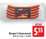 Feuerwurst Angebote von Burger's bei EDEKA Lahr für 5,55 €