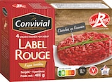 Steak haché charolais label rouge surgelés - CONVIVIAL dans le catalogue Intermarché