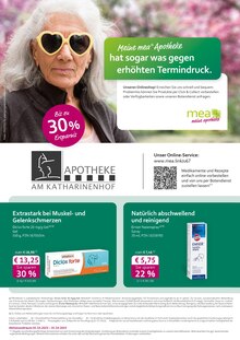 mea - meine apotheke Brüggen Prospekt der aktuellen Woche, gültig von 01.10.2023 bis 31.10.2023 Aktueller mea - meine apotheke Brüggen Prospekt "Unsere Oktober-Angebote" mit 4 Seiten