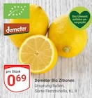 GLOBUS - Bio Zitronen Angebot im Prospekt Bio Zitronen bei GLOBUS im Prospekt "" für 0,69 €