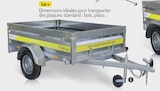 Remorque - Espace Emeraude - Espace Emeraude à Quimper Remorque - Espace Emeraude en promo chez Espace Emeraude Quimper à 899,00 €