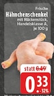 Frische Hähnchenschenkel bei EDEKA im Prospekt "" für 0,33 €