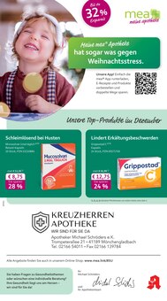 mea - meine apotheke Prospekt der Woche "Unsere Dezember-Angebote" Seite 1, 01.12.2025 bis 31.12.2025 für Mönchengladbach Aktueller mea - meine apotheke Prospekt "Unsere Dezember-Angebote" Seite 1 von 4 Seiten für Mönchengladbach