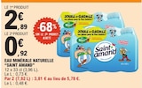 Eau minérale naturelle - Saint Amand en promo chez E.Leclerc Eau minérale naturelle - Saint Amand dans le catalogue E.Leclerc