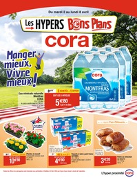 Prospectus Cora à Argenteuil, "Manger mieux, Vivre mieux !", 28 pages, 02/04/2024 - 08/04/2024
