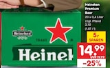 Premium Beer von Heineken für 14,99 € bei Netto Marken-Discount im Angebot Premium Beer von Heineken im aktuellen Netto Marken-Discount Prospekt