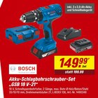 Akku-Schlagbohrschrauber-Set „GSB 18 V-21“ bei toom Baumarkt im Butzbach Prospekt für 149,99 €