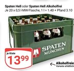 Hell im Angebot bei GLOBUS in Homburg Hell Angebote von Spaten bei GLOBUS Homburg für 13,99 €