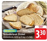 Gründerbrot Dinkel Angebote bei EDEKA Rastatt für 3,30 €
