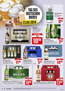 Bier im EDEKA Prospekt "Aktuelle Angebote" mit 42 Seiten (Trier)