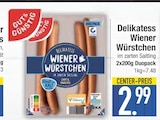 Delikatess Wiener Würstchen im Angebot bei EDEKA in Ingolstadt Delikatess Wiener Würstchen Angebote von Gut & Günstig bei EDEKA Ingolstadt für 2,99 €