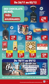 Ferrero Rocher Angebote im Prospekt "ARRIVAGES FESTIFS TRÈS GOURMANDS" von Aldi auf Seite 12