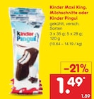 Maxi King von Kinder für 1,49 € bei Netto Marken-Discount im Angebot Maxi King von Kinder im aktuellen Netto Marken-Discount Prospekt