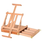 HOMCOM Staffelei natur Edelstahl B/H/L: ca. 36x42x12,5 cm für 34,99 € bei POCO im Angebot HOMCOM Staffelei natur Edelstahl B/H/L: ca. 36x42x12,5 cm im aktuellen POCO Prospekt