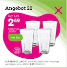 GLÄSERSET „DOTS“ im Angebot bei mömax in Langenhagen GLÄSERSET „DOTS“ Angebote bei mömax Langenhagen für 2,49 €