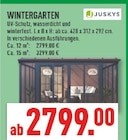 Wintergarten Angebote von Juskys bei Marktkauf Voerde für 2.799,00 €