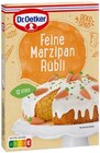 Feine Marzipan Rübli Angebote von Dr. Oetker bei REWE Seevetal für 2,29 €