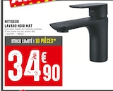 Promo Mitigeur Lavabo Noir Mat à 34,90 € dans le catalogue Batkor à Roissy Aeroport Charles de Gaulle