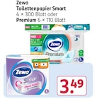 Aktuelles Toilettenpapier Smart oder Premium Angebot bei Rossmann in Duisburg ab 3,49 €