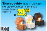 Tischleuchte im Angebot bei Die Möbelfundgrube in Trier Tischleuchte Angebote bei Die Möbelfundgrube Trier für 29,99 €