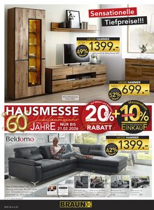 Fernseher im BRAUN Möbel-Center Prospekt "60 JAHRE BRAUN MÖBEL CENTER" mit 24 Seiten (Homburg)