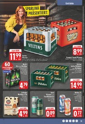 Bier im EDEKA Prospekt in Mülheim Aktueller EDEKA Prospekt mit Bier, "Aktuelle Angebote", Seite 21