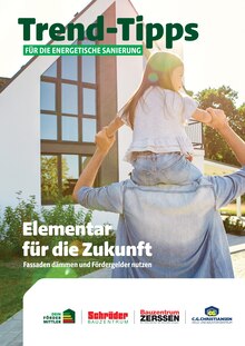 Schröder Bauzentrum Prospekt Trend-Tipps für die energetische Sanierung mit 20 Seiten