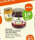 Bio-Kidneybohnen oder Bio-Mais Angebote von Alnatura bei tegut München für 1,29 €
