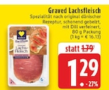 EDEKA - Graved Lachsfleisch Angebot im Prospekt Graved Lachsfleisch bei EDEKA im Prospekt "" für 1,29 €