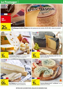 Promo P'tit Basque dans le catalogue Carrefour du moment à la page 27