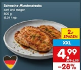 Aktuelles Schweine-Minutensteaks Angebot bei Netto Marken-Discount in Erlangen ab 4,99 €