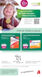 mea - meine apotheke Prospekt für Leipzig: "Unsere Dezember-Angebote", 4 Seiten, 01.12.2025 - 31.12.2025