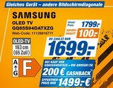 OLED TV GQ65S94DATXZG Angebote von Samsung bei expert Lörrach für 1.699,00 €