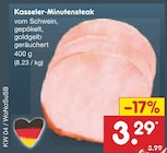 Kasseler-Minutensteak Angebote bei Netto Marken-Discount Offenbach für 3,29 €