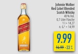 Red Label Blended Scotch Whisky Angebote von Johnnie Walker bei diska Erlangen für 9,99 €