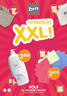 Prospectus B&M de la semaine "OPÉRATION XXL !" avec 1 pages, valide du 23/08/2024 au 24/09/2024 pour Givors et alentours